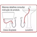 Ver imagem 2 de Ducha Higiênica Metal com Registro Duas Saídas Derivação C40 1740