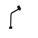 Ver imagem 1 de Torneira Banheiro Alta Quadrado Black Preto Fosco 1062