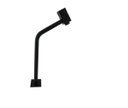 Ver imagem 1 de Torneira Banheiro Alta Quadrado Black Preto Fosco 1062