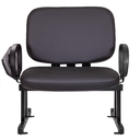 Ver imagem 4 de Cadeira Universitaria Obeso Plus Size Fixa Prancheta 250kg