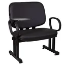 Ver imagem 1 de Cadeira Universitaria Obeso Plus Size Fixa Prancheta 250kg