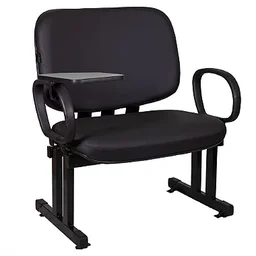 Cadeira Universitaria Obeso Plus Size Fixa Prancheta 250kg - 1