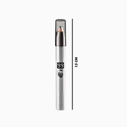 Caneta Depiladora Aparadora Facial Elétrico Portátil Branco - 2