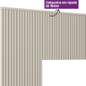 Cabeceira Casal Queen Laranjeiras 240cm Cor Off White Linea Brasil - 7