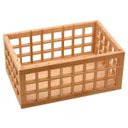 Ver imagem 1 de CESTO ORGANIZADOR VAZADO EM BAMBU NATURAL:Bambu