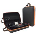 Ver imagem 2 de Maleta Porta Vinho Para Duas Garrafas em EVA Premium Com Abridor - Preta Genuinos Maleta para transp