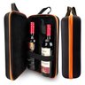 Maleta Porta Vinho Para Duas Garrafas em EVA Premium Com Abridor - Preta Genuinos Maleta para transp - 1