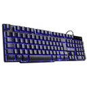 Ver imagem 1 de TECLADO GAMER HYDRA 107 TECLAS + 12 MULTIMÍDIA COM LED AZUL SENSACAO TECLA MECANICA - GT700