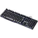 Ver imagem 3 de TECLADO GAMER HYDRA 107 TECLAS + 12 MULTIMÍDIA COM LED AZUL SENSACAO TECLA MECANICA - GT700