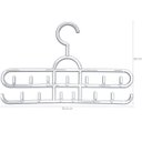 Ver imagem 4 de Kit 2 Cabides para Cintos Suportes Organizadores Lenços Colares 13 Ganchos Cristal Cinquetti