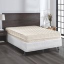 Ver imagem 2 de 5 Pés para Móveis Cama Box Casal Pé Palito 2 Rodízio Tabaco