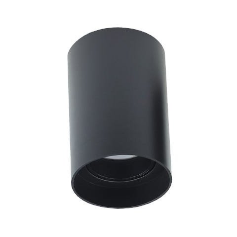 Spot Sobrepor Redondo Preto Mr16 Direcionavel Gu10 Zan41