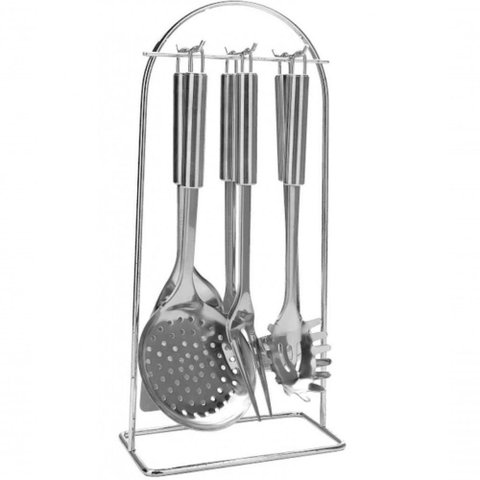 Jogo Utensilios Completo 7 Peças Rack para Mesa - Mimo Style