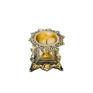 Castiçal Bronze Vela 7 Dias Igrejas Casa Decoração Religião Artesanato