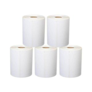 Kit Etiqueta Adesiva Couchê Impressora Térmica 100x150mm 5un