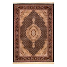 TAPETE ALANYA DES 01 PRETO PRETO 2,40M x 3,00M - GLOBAL DECOR - 1