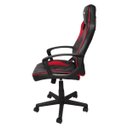Ver imagem 2 de Cadeira Gamer Barata Vermelha Eaglex S1 120Kg com Ajuste de Altura e Modo Balanço