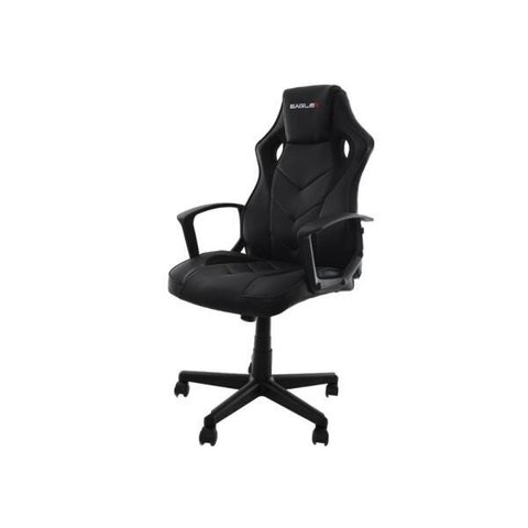 Cadeira Gamer Barata Preta Eaglex S1 120Kg com Ajuste de Altura e Modo Balanço