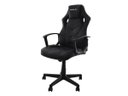 Ver imagem 1 de Cadeira Gamer Barata Preta Eaglex S1 120Kg com Ajuste de Altura e Modo Balanço