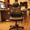 Ver imagem 3 de Cadeira Gamer Barata Preta Eaglex S1 120Kg com Ajuste de Altura e Modo Balanço