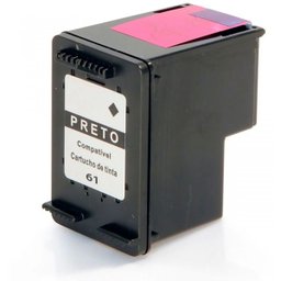 Cartucho de Tinta Preto Compatível 61xl 61 para Hp 1000 J110a 1050 J410a J410e 1051 1010 2000 2050 J - 2