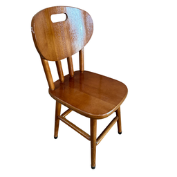 Conjunto de Mesa Jantar Madeira 80x80 Fast Food Preto com 2 Cadeiras Marrom - 4