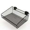 Ver imagem 1 de Cesto Aramado para Barra 29cm Preto