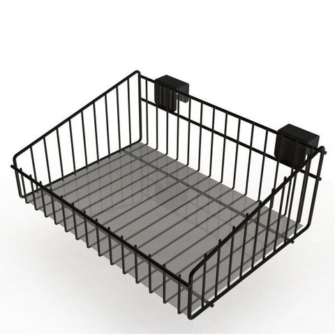 Cesto Aramado para Barra 29cm Preto