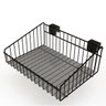 Cesto Aramado para Barra 29cm Preto - 1