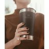 Copo Térmico Stanley para Cerveja ou Café com Tampa e Abridor Aço Inox Preto - 2