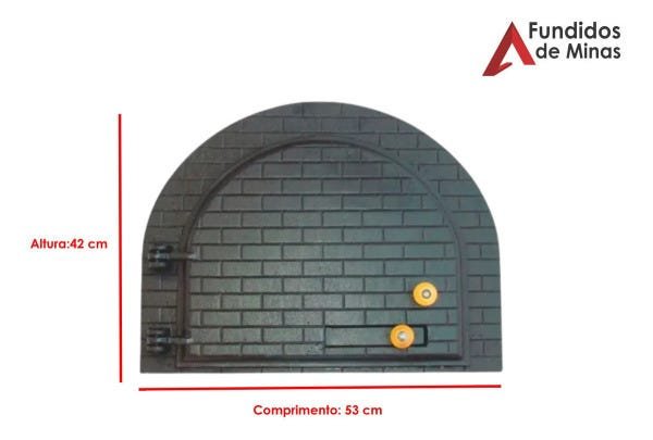 Porta de Ferro Fundido para Forno Modelo Pizza Iglu - 2