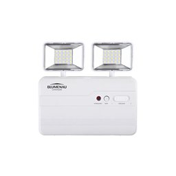 Bloco Autônomo Led 2 Faróis Quadrado - Blumenau Iluminação 10w 2200 Lumens - 1