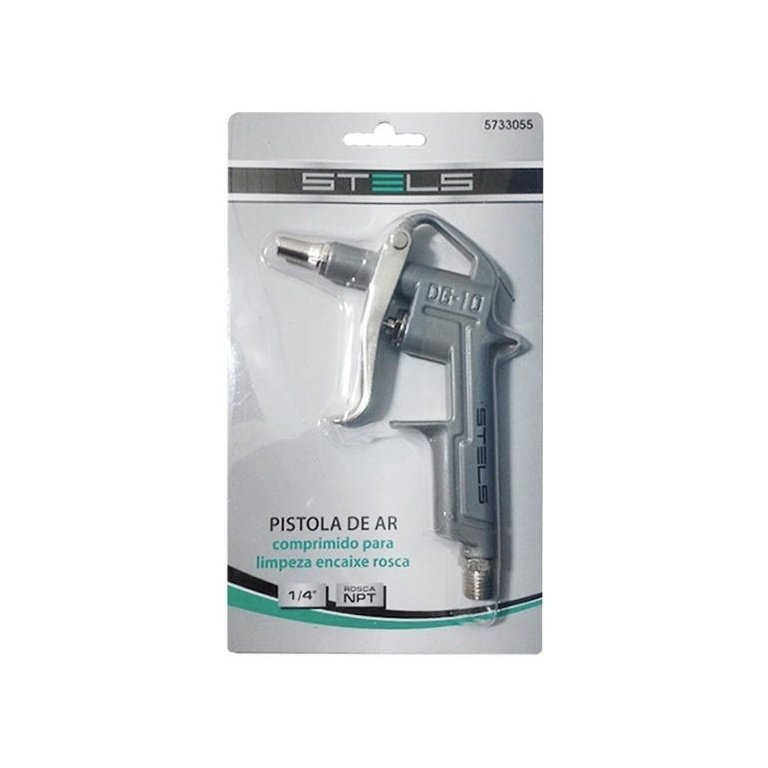 Pistola De Ar Comprimido Para Limpeza Encaixe Rosca 1/4 Rosca Npt - Stels