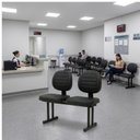 Ver imagem 1 de Longarina Executiva Costurada 2 Lugares - Cor Preta - Martiflex