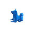 Ver imagem 2 de Shiba Sentado Pet Geométrico Decoração 3d Low Poly:azul