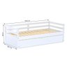 Bicama Solteiro Slim Rb Madeira Maciça Branco Housin - 3