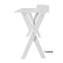 Ver imagem 6 de Mesa Escrivaninha Retrô 3 Nichos Italia Branco Artany
