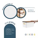 Ver imagem 4 de Caixa Organizadora 6l de Plástico com Tampa de Madeira- Oikos