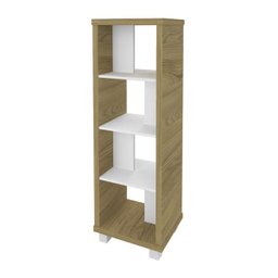 Estante Livreiro Multiuso Flex Olmo Branco Artany - 2