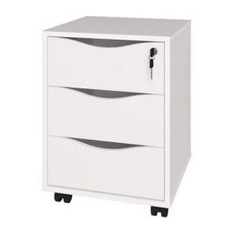 Gaveteiro Organizador para Escritório Face Branco Artany - 5