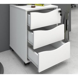 Gaveteiro Organizador para Escritório Face Branco Artany - 2