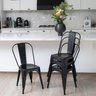 Loft7, Kit - 2 X Cadeiras Iron Tolix - Preto - Semibrilho - 8