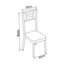 Ver imagem 4 de Conjunto de Mesa Tampo Vidro Lion com 4 Cadeiras Juliana Art Panta