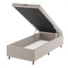 Base de Cama Box Solteiro Vision com Baú Turkey/creme - Vian - 1