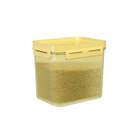 Pote Hermético Flap 2,2Litros Coza 19 X 14 X 15,7 Cm - Amarelo
