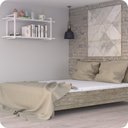 Ver imagem 2 de Prateleira Estilo Industrial P/ Quarto Parede GND BB 120cm