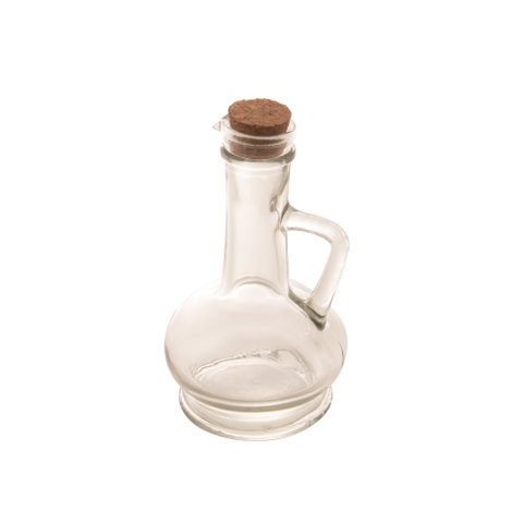 Galheteiro de Vidro 230ml Com Tampa de Rolha Lyor