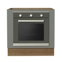Ver imagem 6 de Balcão para Forno de Embutir 80 X 60 Cm sem Tampo Rustic/cinza Agata Madesa