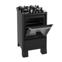 Ver imagem 4 de Fogão de Piso a Gás Fischer Fit Line 4 Bocas 93cm Trempe Iron Preto Bivolt