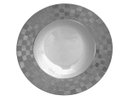 Ver imagem 4 de Conjunto Com 6 Pratos Fundos Porcelana Super White Vera Silver 22X4Cm